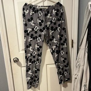 Grey Mickey Mouse Pj Pants